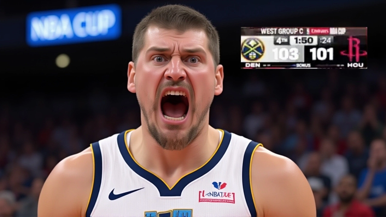 Jokić’s 34-Point Masterclass Seals Nuggets’ 112-109 Win Over Rockets in NBA Cup Thriller